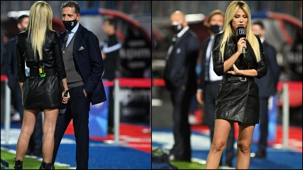 Paratici e Diletta Leotta parlano prima di Crotone-Juve