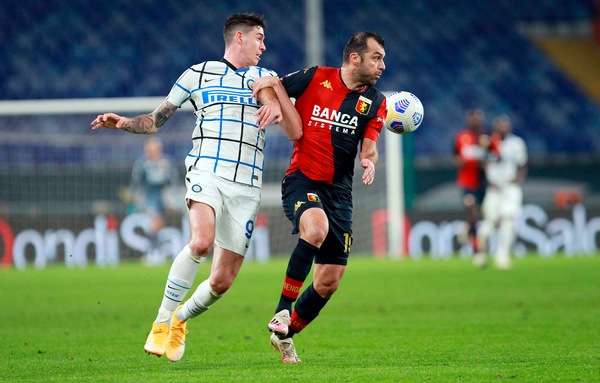 Genoa-Inter 0-2, il tabellino