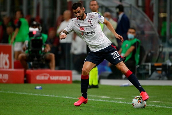 Cagliari, Pereiro positivo al coronavirus