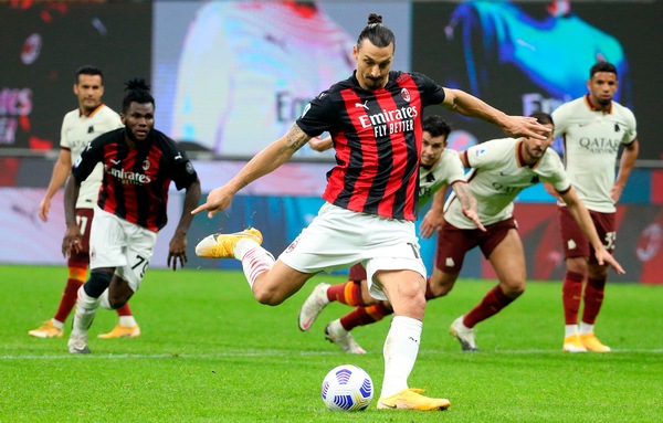 Milan-Roma 3-3, il tabellino