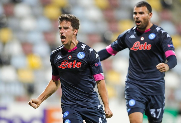 Rijeka-Napoli 1-2, il tabellino