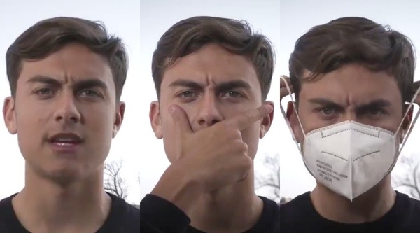 Juve, Dybala testimonial per il Coronavirus: "Facciamo squadra e vinciamo"
