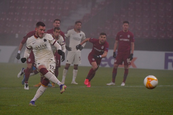 Cluj-Roma 0-2, il tabellino