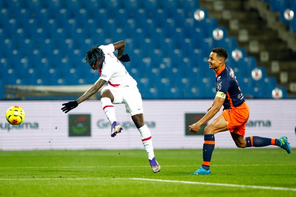 Kean, che gol! Il Psg vince lo scontro diretto con il Montpellier