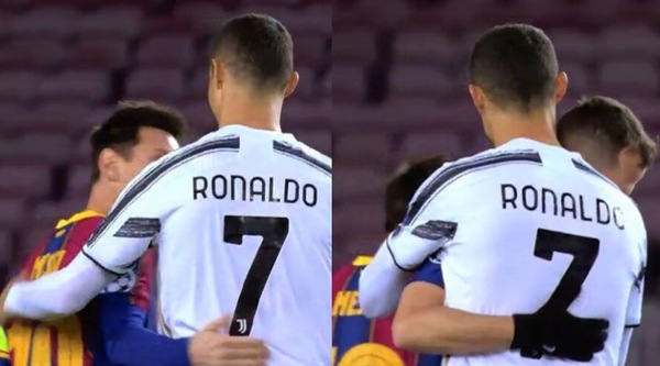 Ronaldo, che abbracci con Messi e Pjanic!
