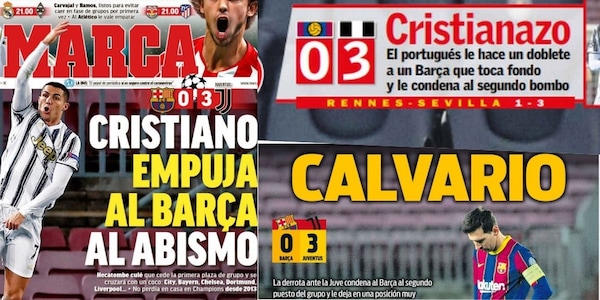 "Cristiano spinge il Barça nell'abisso", la stampa estera esalta CR7