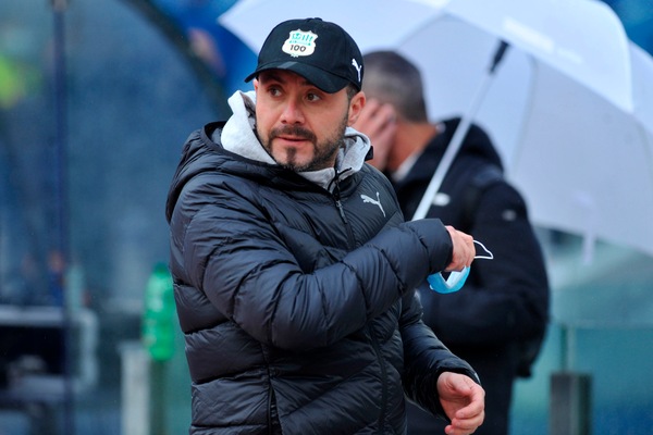 Sassuolo, De Zerbi: "Fiorentina avversario difficile. Caputo? È recuperato"