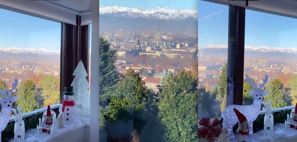 Il Natale in casa  Ronaldo diventa spot per la città di Torino