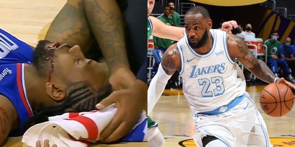 Nba, che paura per Kawhi Leonard! LeBron James trascina i Lakers