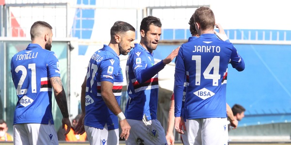 Candreva gol: forcing del Torino, ma vince la Sampdoria