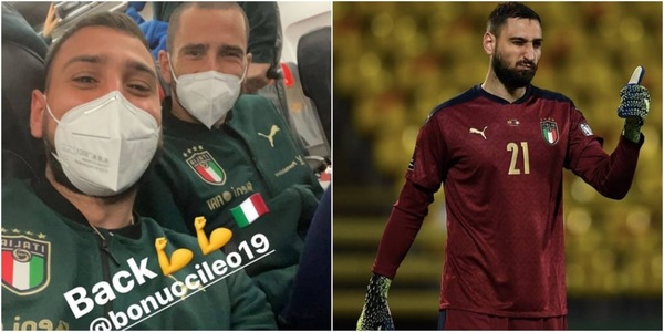 Donnarumma, scatto con Bonucci: social Juve e Milan scatenati