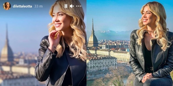 Torino-Juve, Diletta Leotta: "Questa città lascia senza fiato"