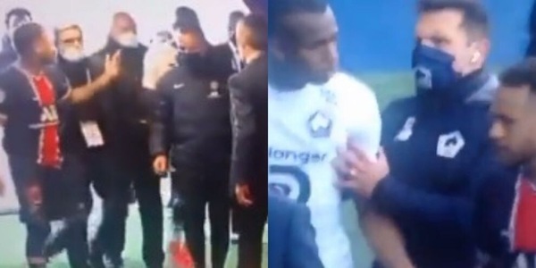 Neymar-Djalo: che lite nel tunnel dopo l'espulsione in Psg-Lilla!