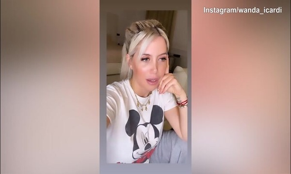 La commozione e l'accorato appello di Wanda Nara