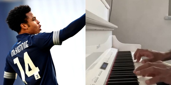 McKennie mago al pianoforte: la hit dei Coldplay è pazzesca!