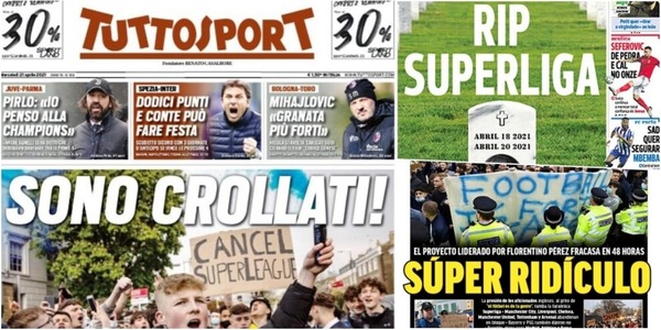 Superlega, l'addio sulle prime pagine: "Sono crollati"