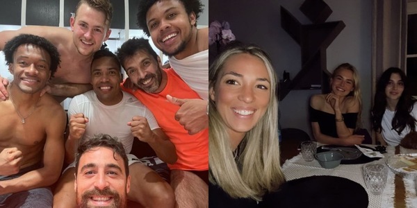 La Juve vince e lady Morata, Chiesa e De Ligt festeggiano così