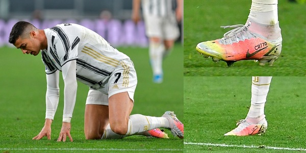 Ronaldo, scarpini su misura per festeggiare i 770 gol in carriera!
