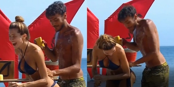 Manuela Ferrera sull'Isola, ma il Lato B...social scatenati