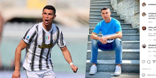 Juve, Ronaldo e la scossa social: "Sogni più grandi delle scuse"