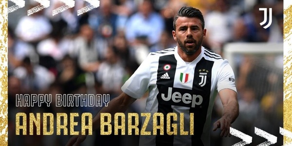 Barzagli compie 40 anni: la Juve lo festeggia sui social