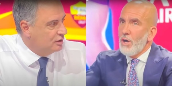 Piccinini e Di Canio litigano per le divergenze su Mourinho