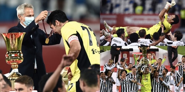 Buffon saluta i tifosi della Juve con un messaggio da brividi