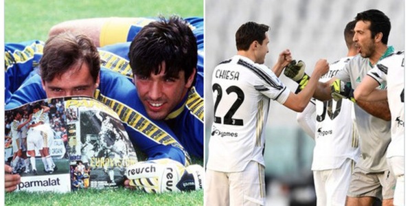 Da Chiesa (Enrico) a Chiesa (Federico): l'incredibile Buffon con la Coppa Italia