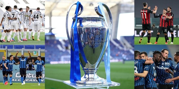 Champions: fasce e avversarie di Juve, Inter, Milan e Atalanta