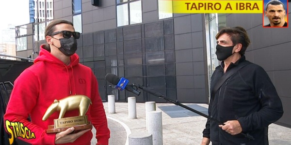 Ibra riceve il Tapiro d'Oro e aspetta Icardi: "Sono favorevole"