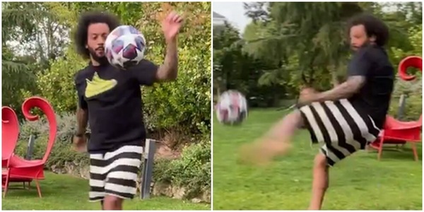 Marcelo, il gol nel balcone fa il giro del web