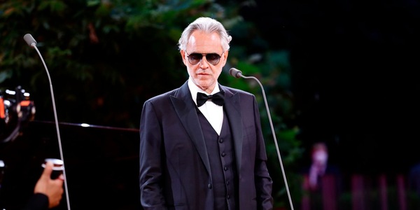 Euro2020, Bocelli alla cerimonia di apertura con 'Nessun dorma'