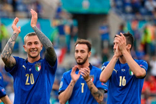 Euro 2020, pagelle Italia-Galles: Bernardeschi risplende