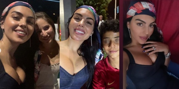Georgina Rodriguez e Cristiano Jr allo stadio: che tifo per Ronaldo!