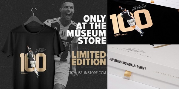Ronaldo, ecco la maglia speciale per i 100 gol con la Juve