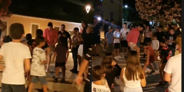 Lewandowski in vacanza in Sardegna: che show con i bambini!