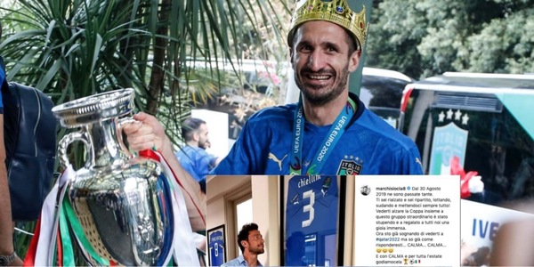 Marchisio incorona Chiellini: "Ti sei rialzato e sei ripartito, sogno di vederti in Qatar"