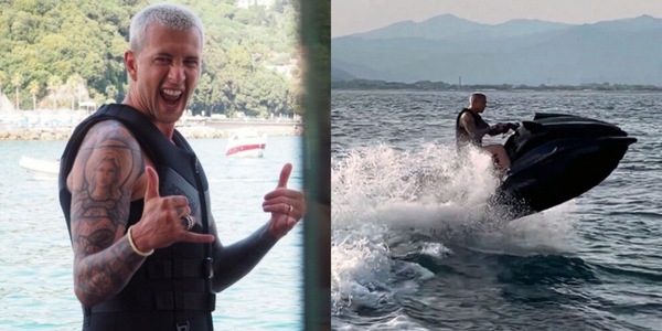 Bernardeschi, carica Juve: come sfreccia sulla moto d’acqua!