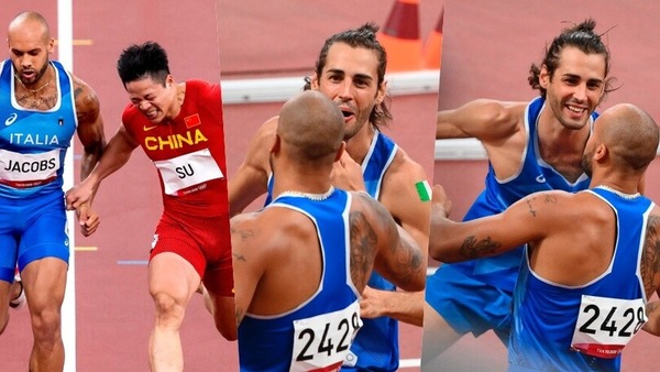 Tokyo 2020, lampo Jacobs ai 100 metri: all'arrivo c'è Tamberi!