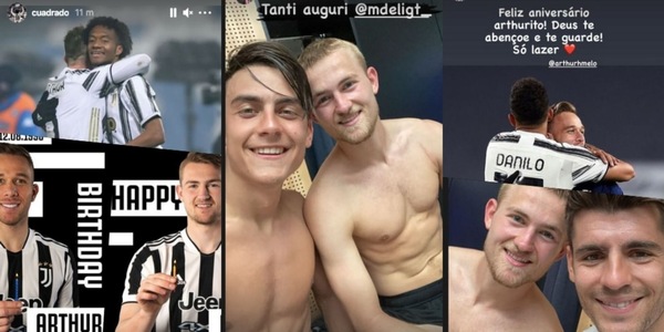Doppia festa in casa Juve: De Ligt e Arthur, è compleanno