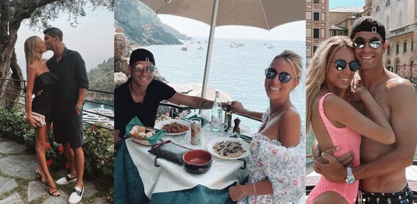 Morata e Alice Campello, ferragosto a Portofino
