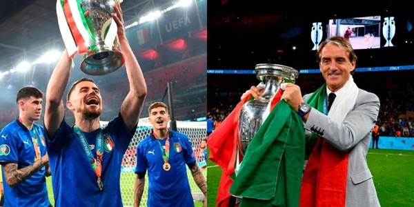 Jorginho e Mancini in corsa per calciatore e allenatore dell’anno Uefa