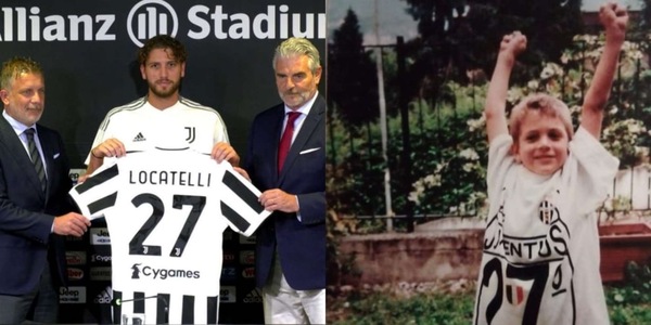 Locatelli, il fratello svela la foto da bambino con la maglia della Juve!