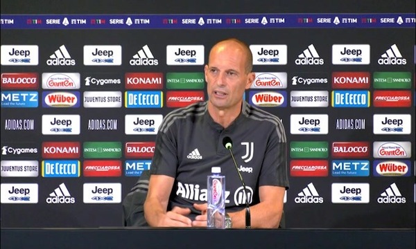 Allegri: "Ritardo in classifica? Arriviamo..con calma, ma arriviamo"