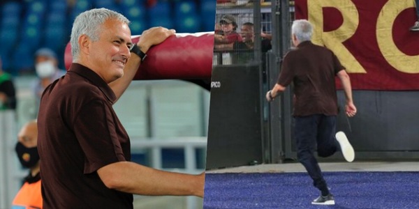 Mourinho, corsa per la Roma e ironia social: "Nessun infortunio"
