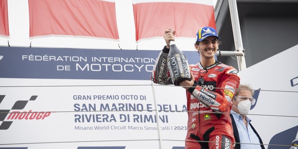 MotoGP, Misano è un successo in tv: la vittoria di Bagnaia fa il boom di spettatori