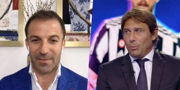 Juve, siparietto in tv tra Del Piero e Conte: "lotta" sul gol più bello