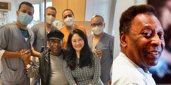 Pelé lascia l'ospedale: "Sono felice, di nuovo a casa"