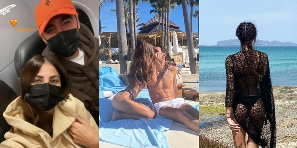 Pinsoglio e Giulia Ortaggi, mini fuga romantica in Spagna