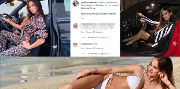 Jessica Immobile al volante chiede ai suoi follower: automobilista sexy o "pericolosa"?